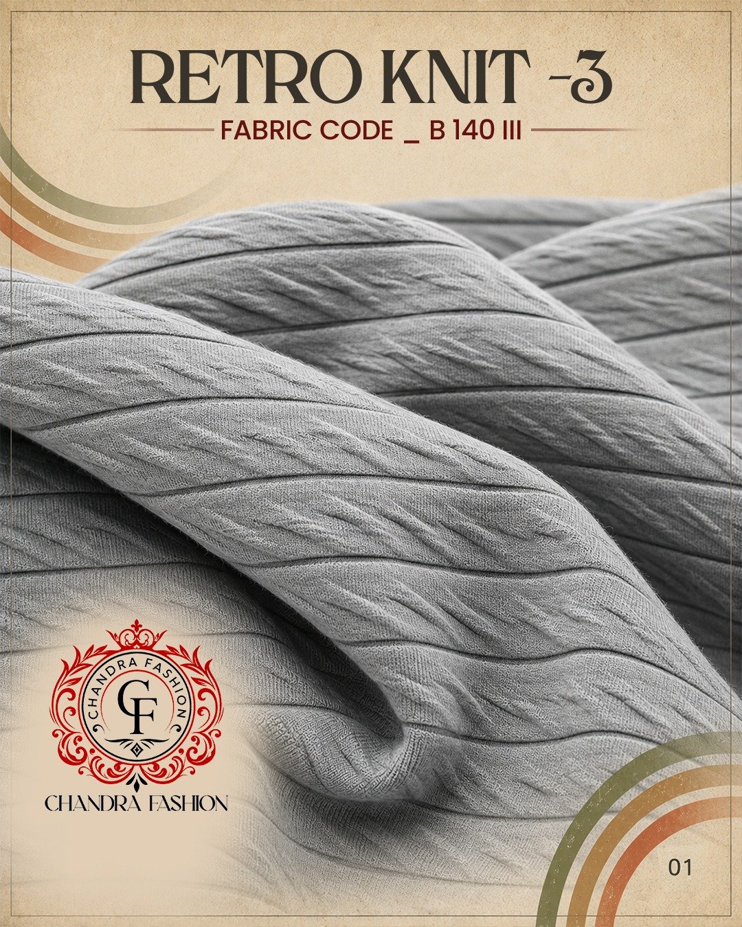 Retro Knitted Fabric